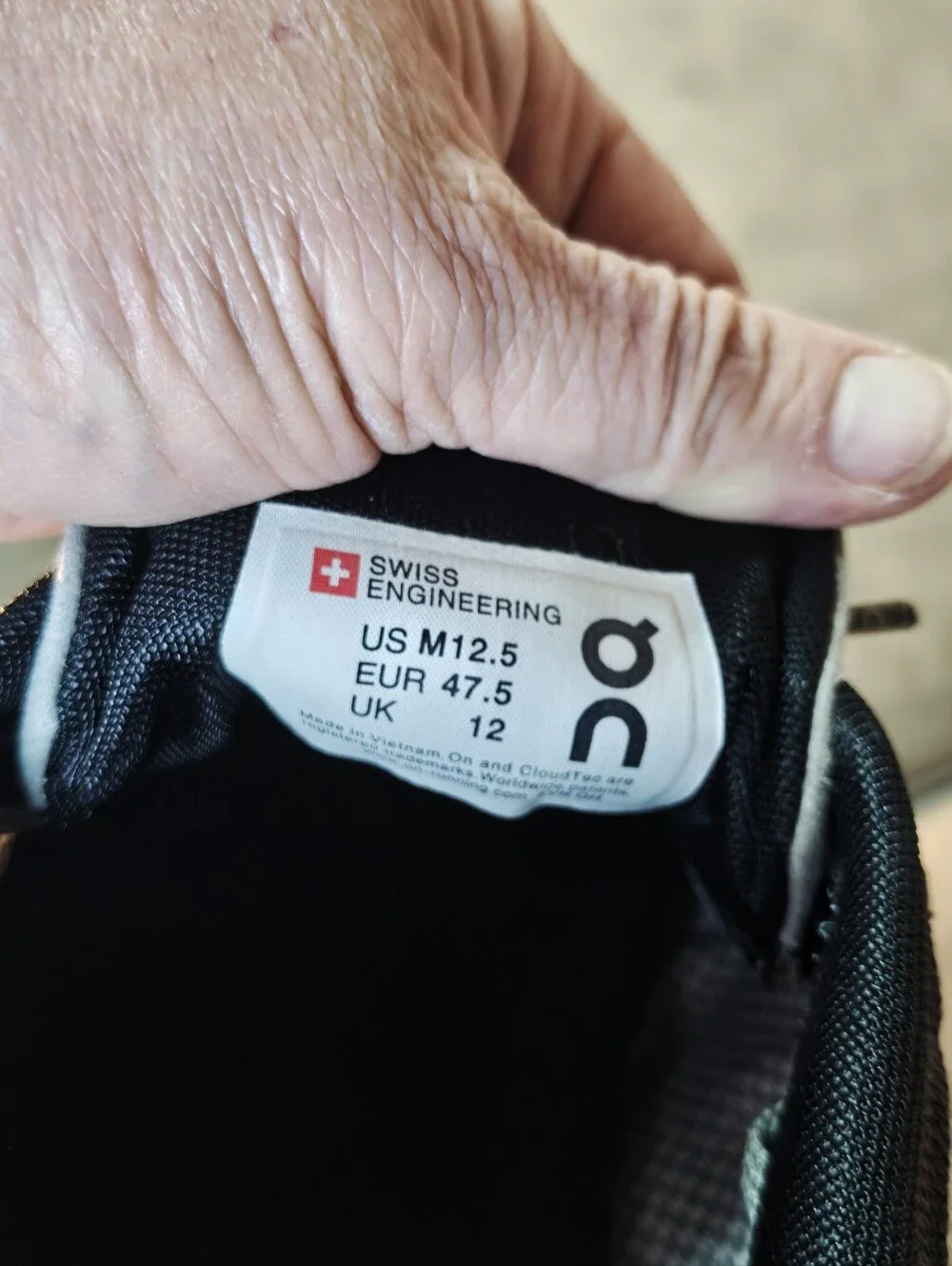 On Running Men's Cloud Sneakers — Black & White